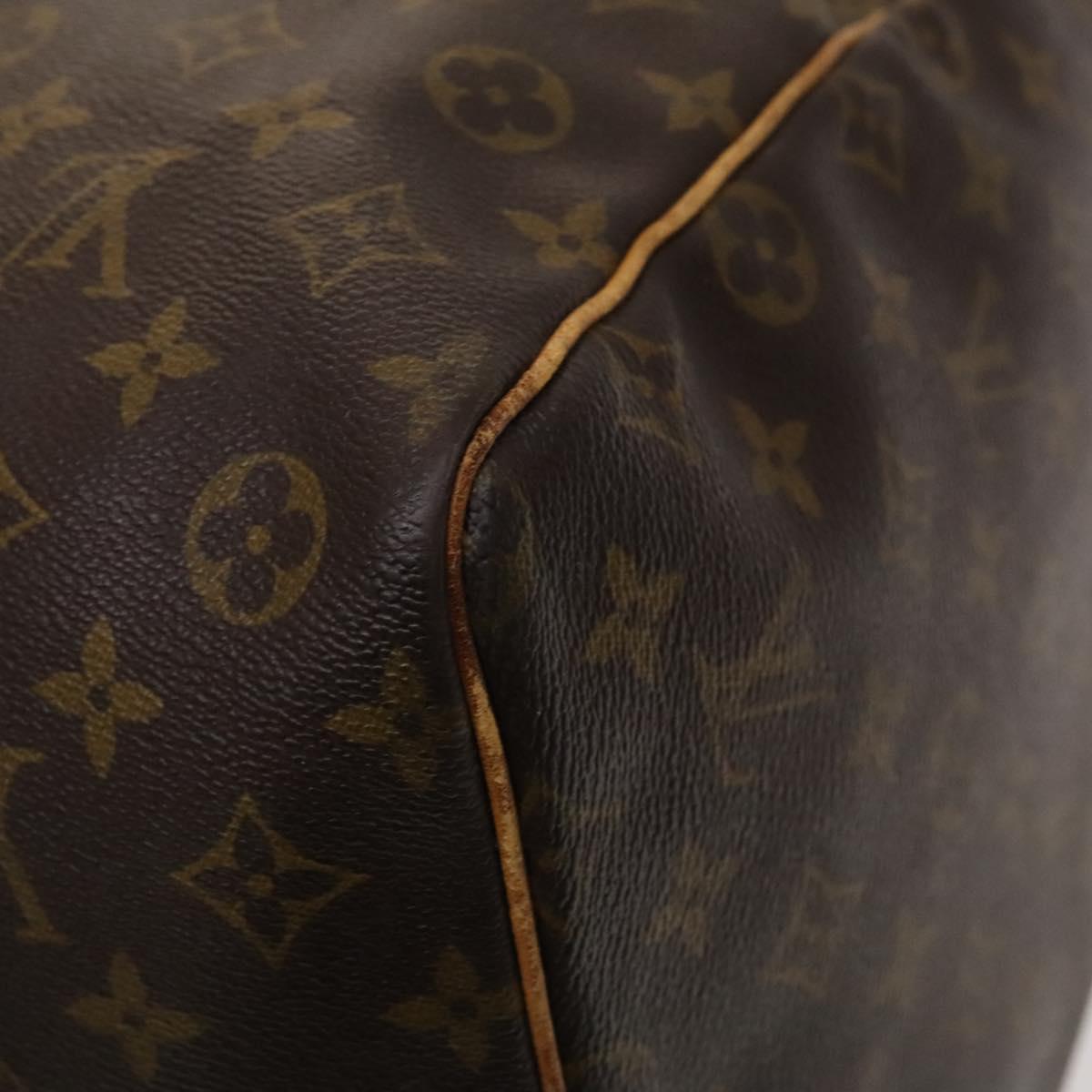 Louis Vuitton Keepall 60, Brown, Canvas, travel