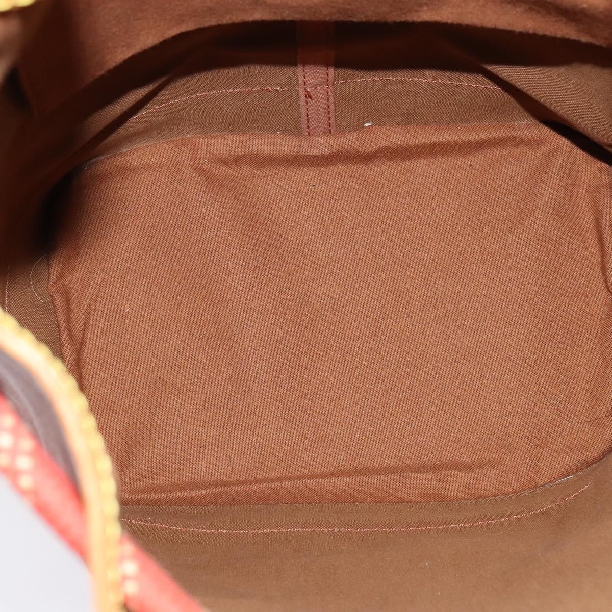 Louis Vuitton Saint Tropez, Red, Canvas, shoulder