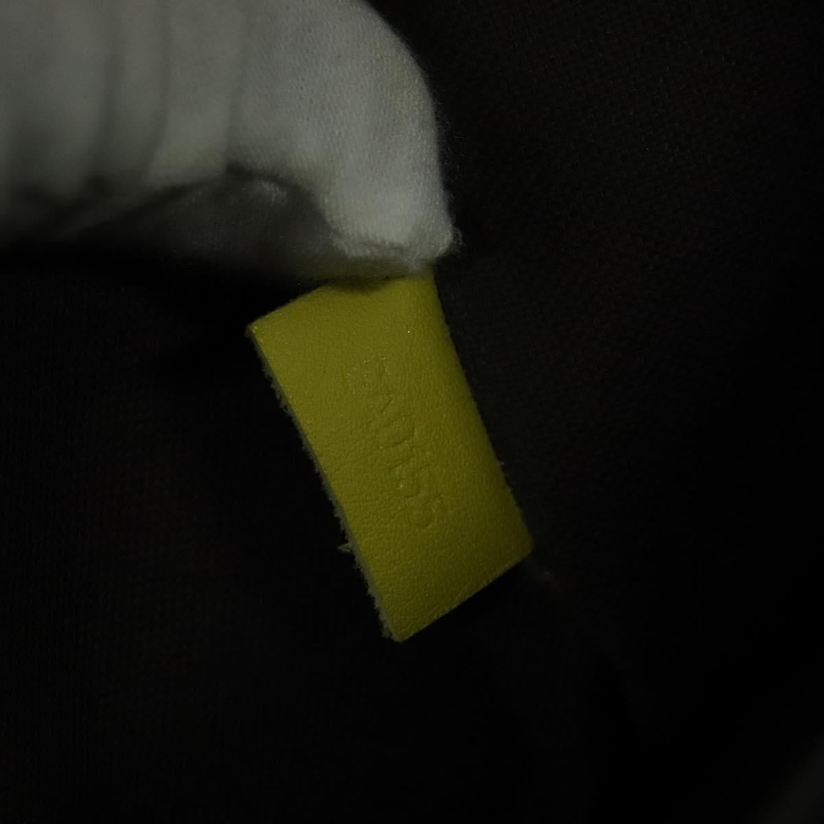 Louis Vuitton Tadao, Yellow, Leather, handbag