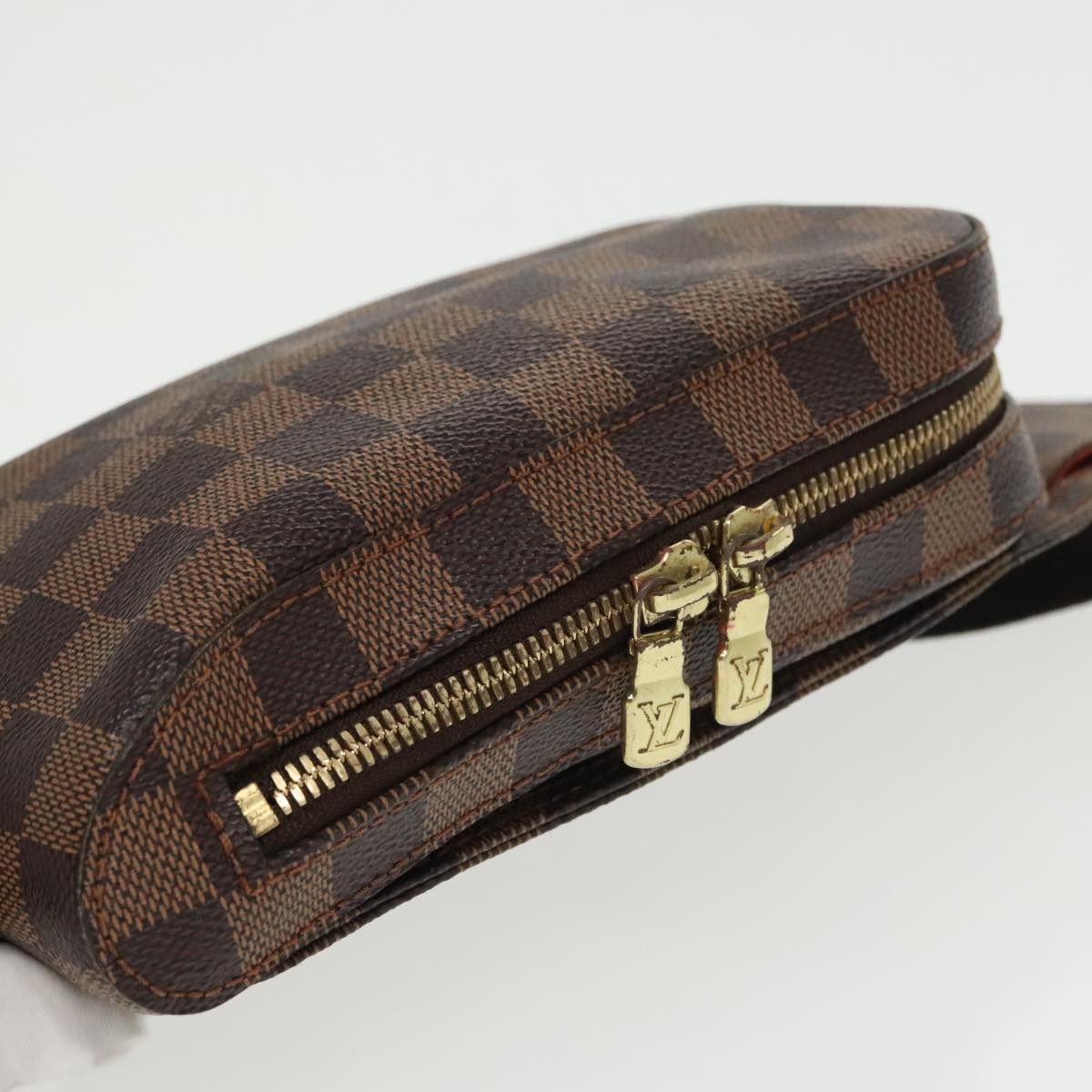 Louis Vuitton Geronimos, Brown, Canvas, shoulder