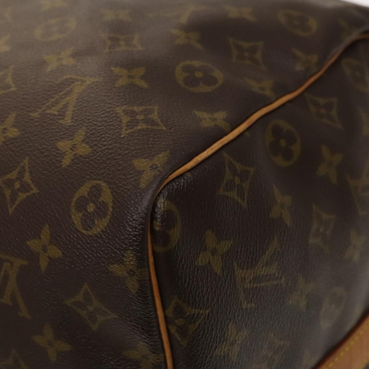 Louis Vuitton Keepall 60, Brown, Canvas, travel