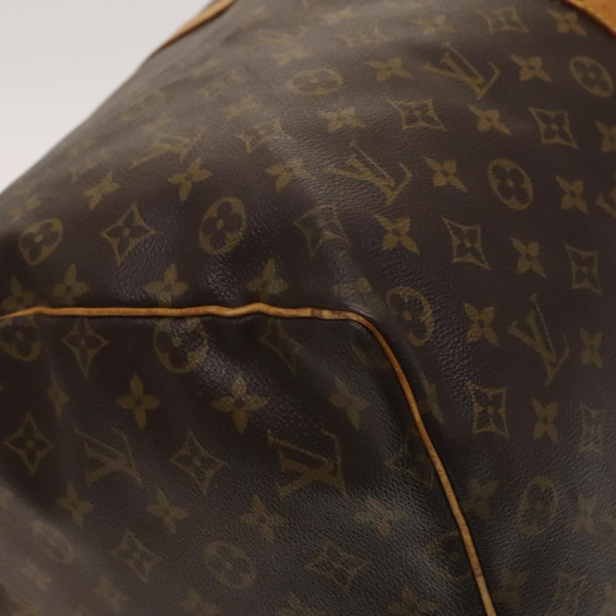 Louis Vuitton Keepall 60, Brown, Canvas, travel