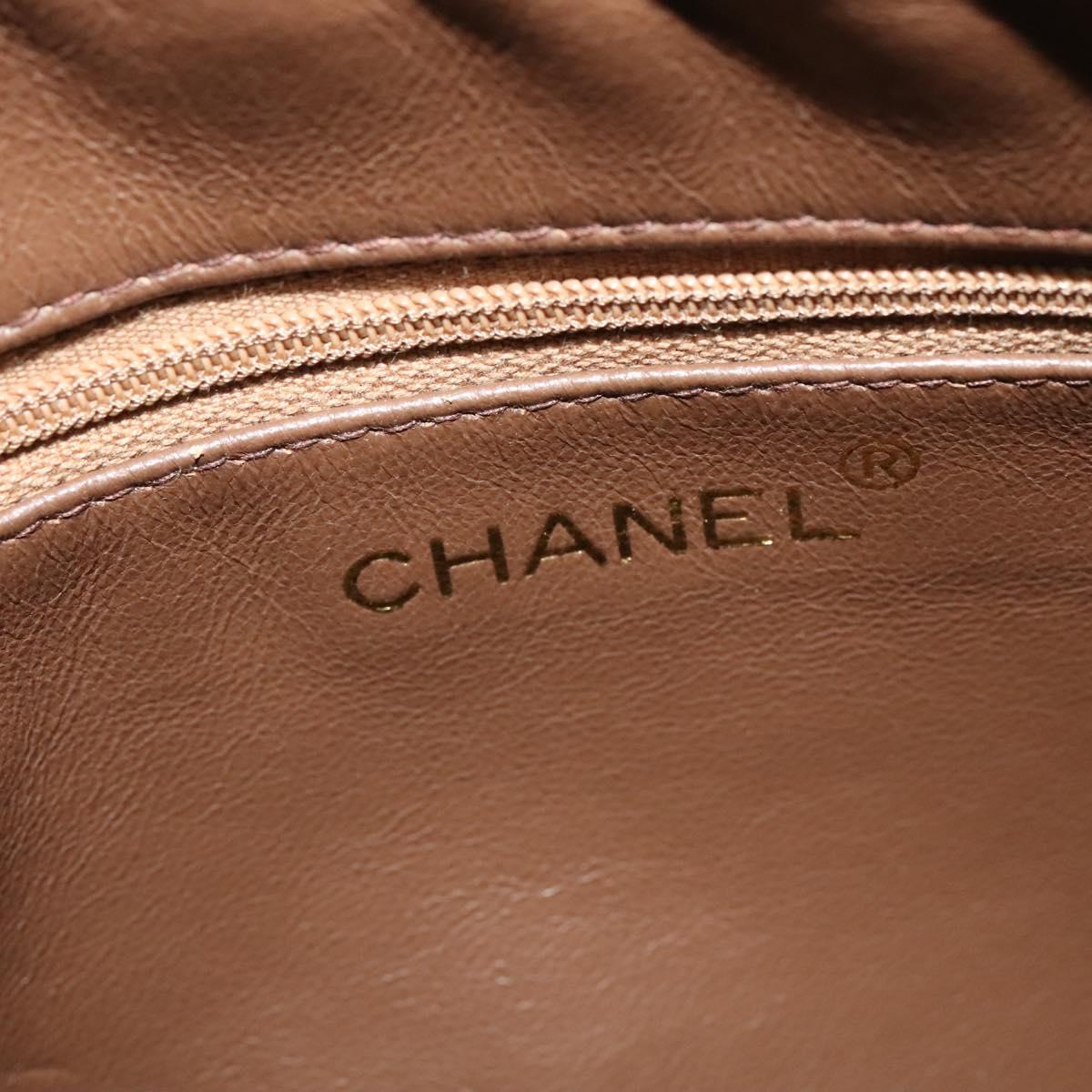 Chanel Camera, Beige, Leather, shoulder