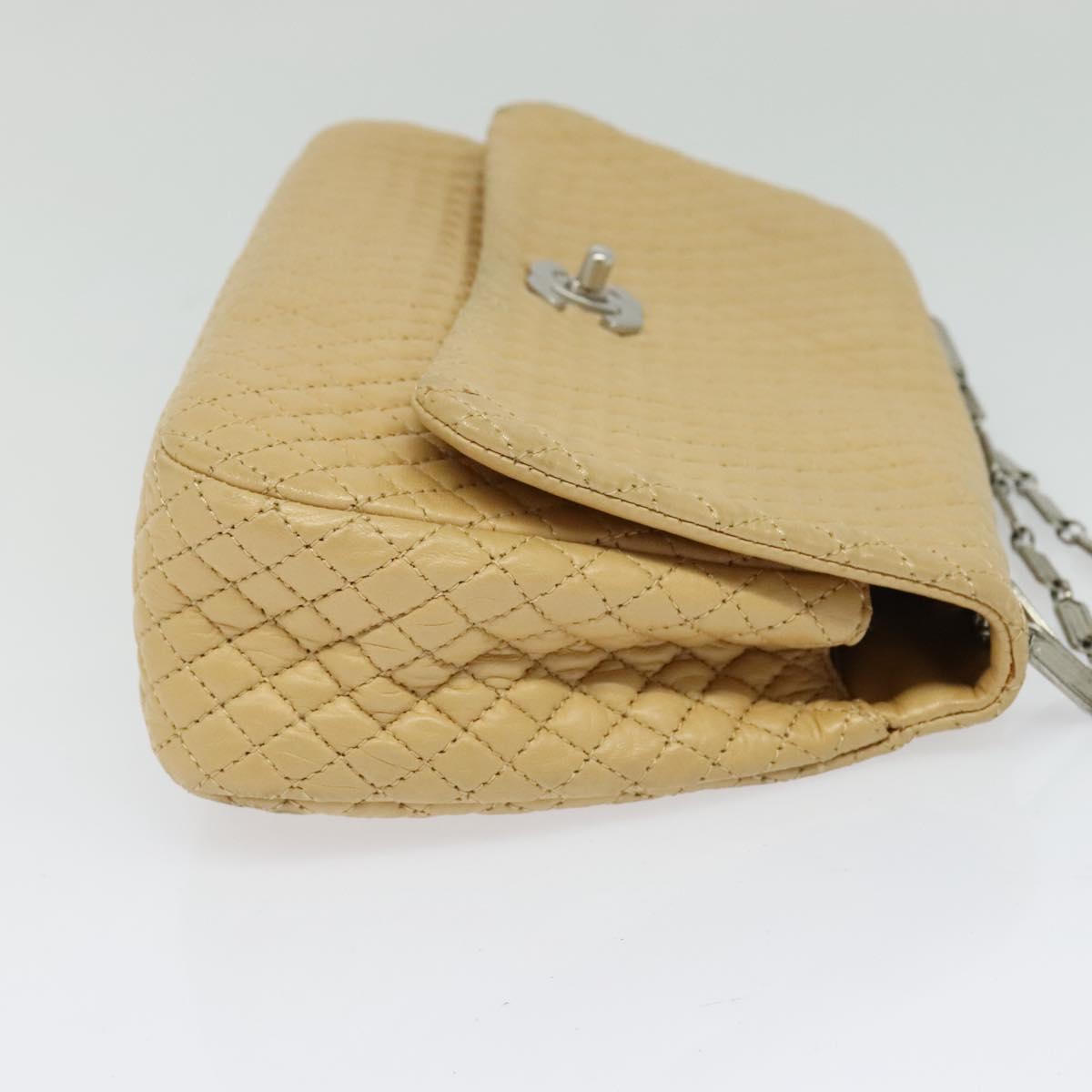 Chanel Bubble Quilt, Beige, Leather, shoulder