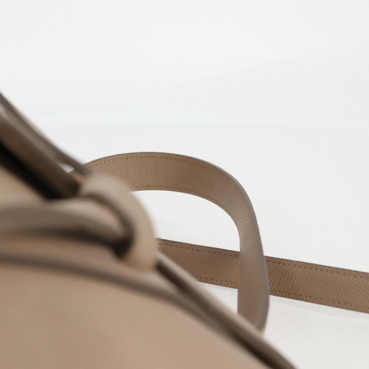Céline Belt, Beige, Leather, handbag