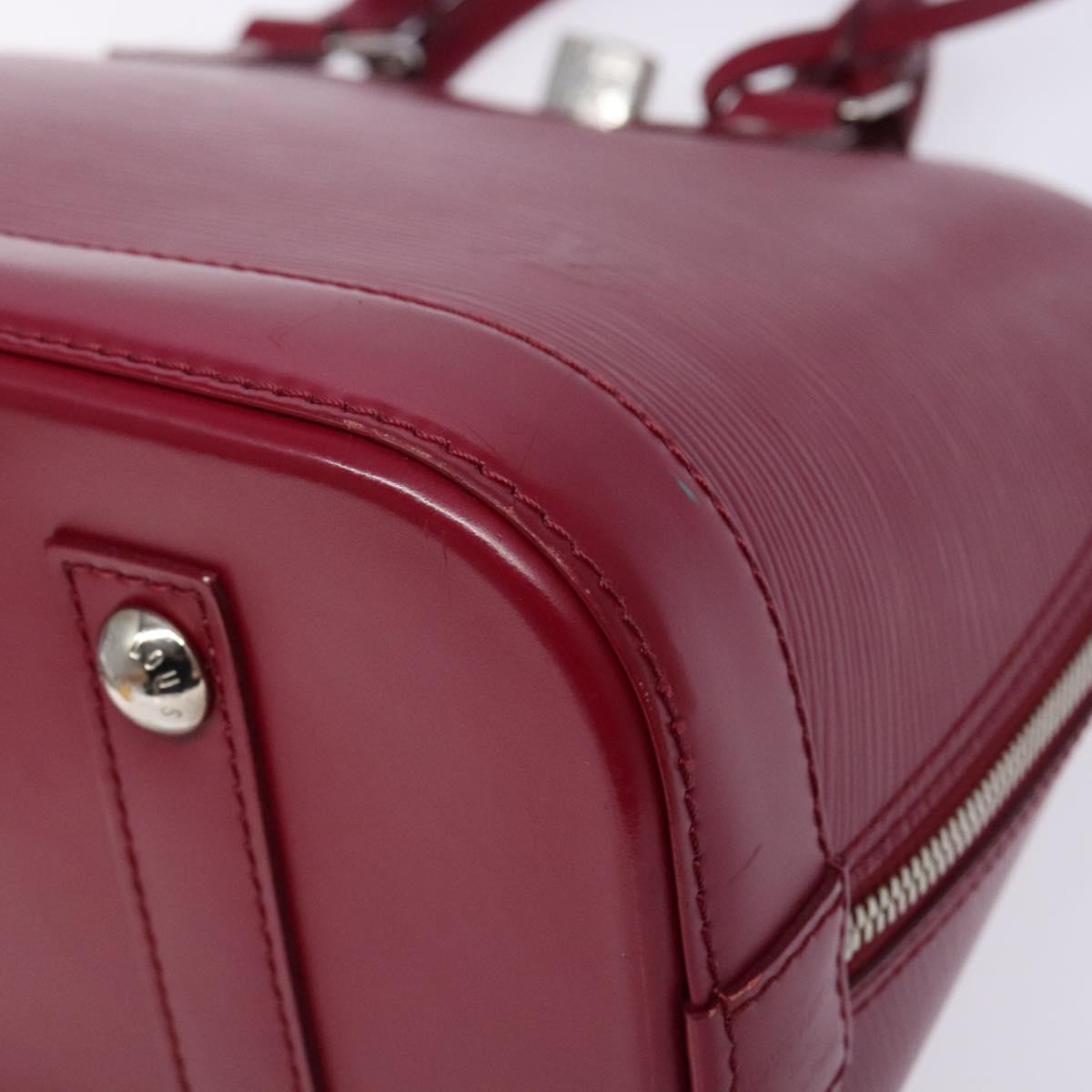 Louis Vuitton Alma, Pink, Leather, handbag