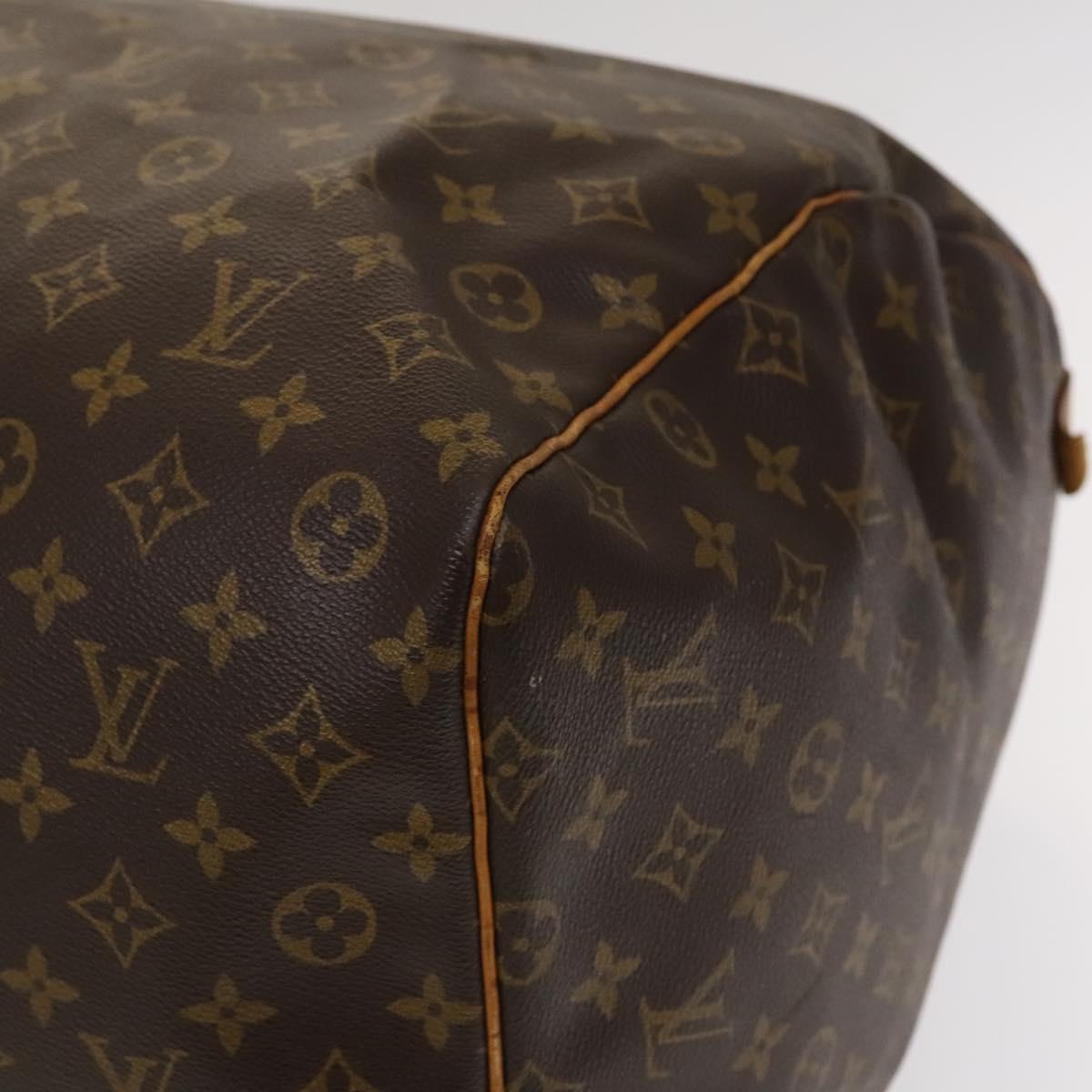 Louis Vuitton Keepall 60, Brown, Canvas, travel