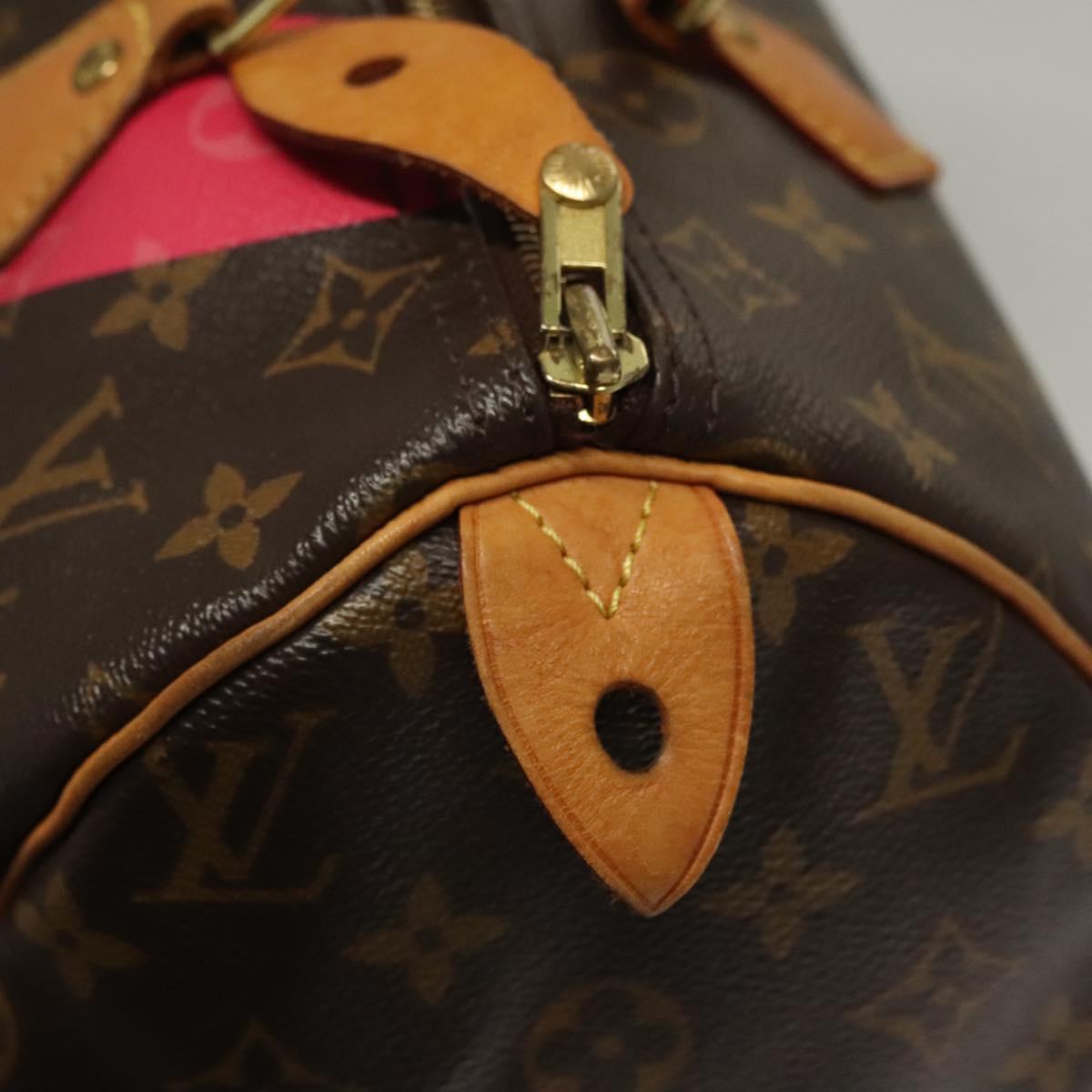 Louis Vuitton Speedy 30, Brown, Canvas, handbag