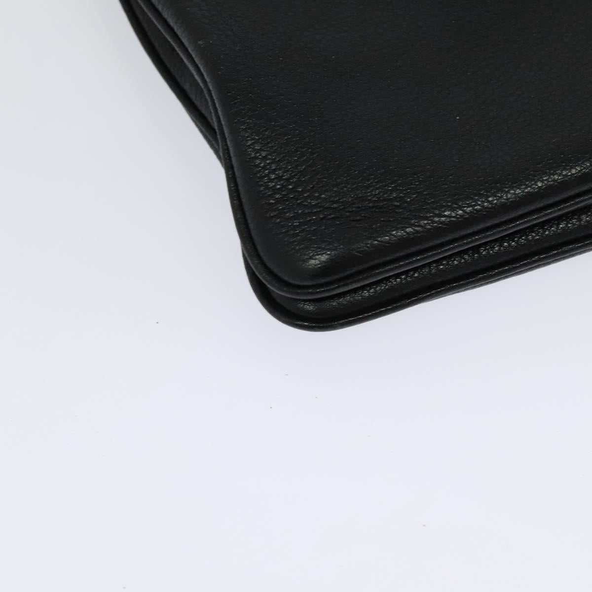 Prada Double, Black, Leather, shoulder