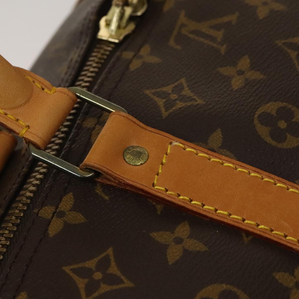 Louis Vuitton Keepall 60, Brown, Canvas, travel