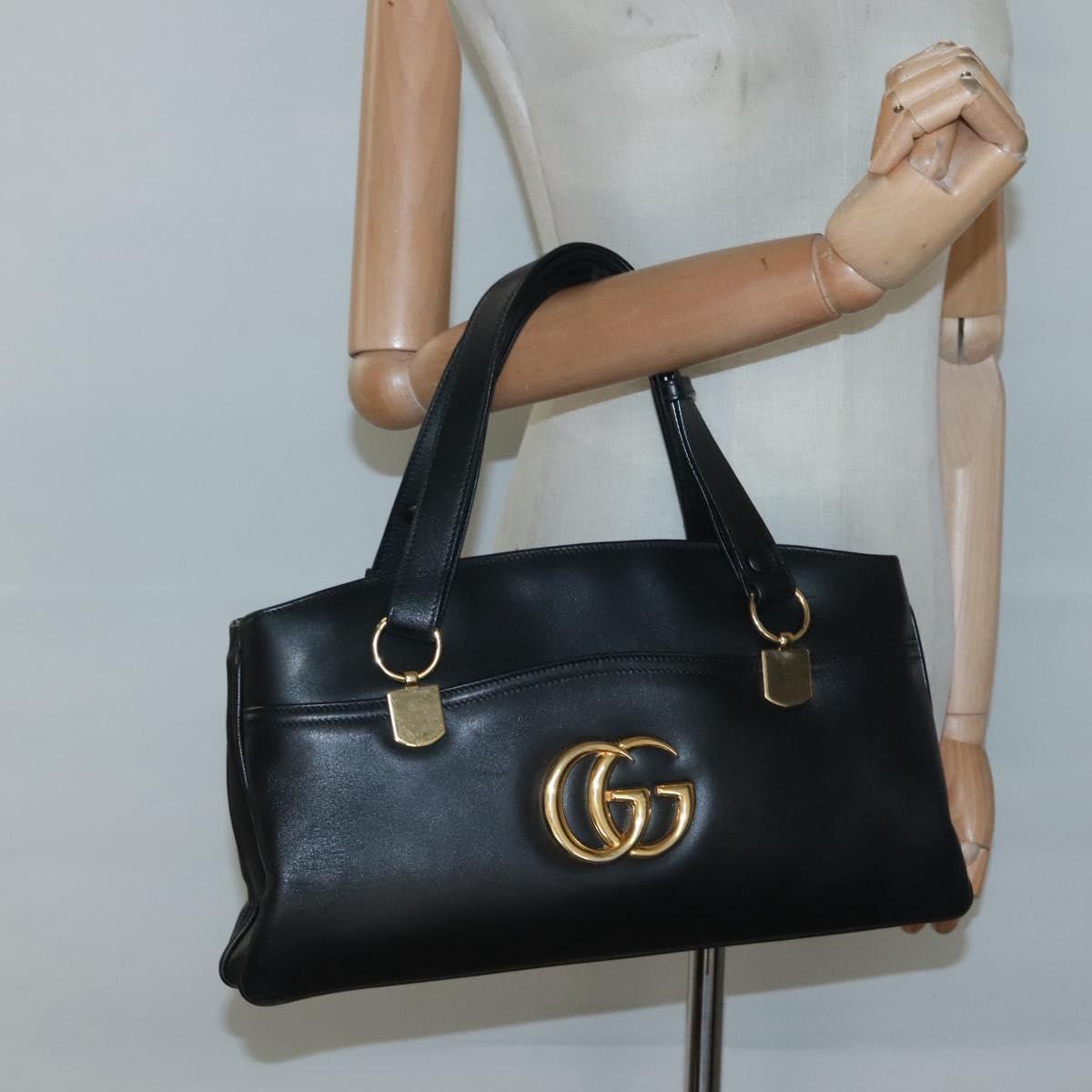 Gucci Arli, Black, Leather, handbag