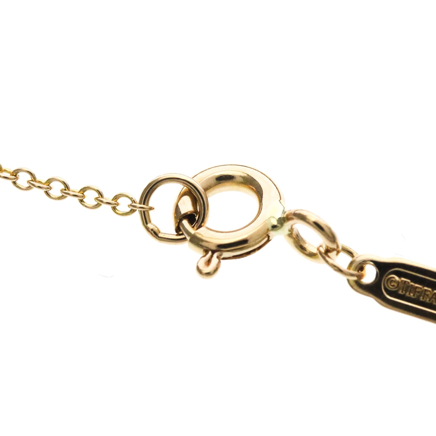 Tiffany & Co. Infinity Pendant Necklace 18K Rose Gold, Gold, Pink Gold, Necklace