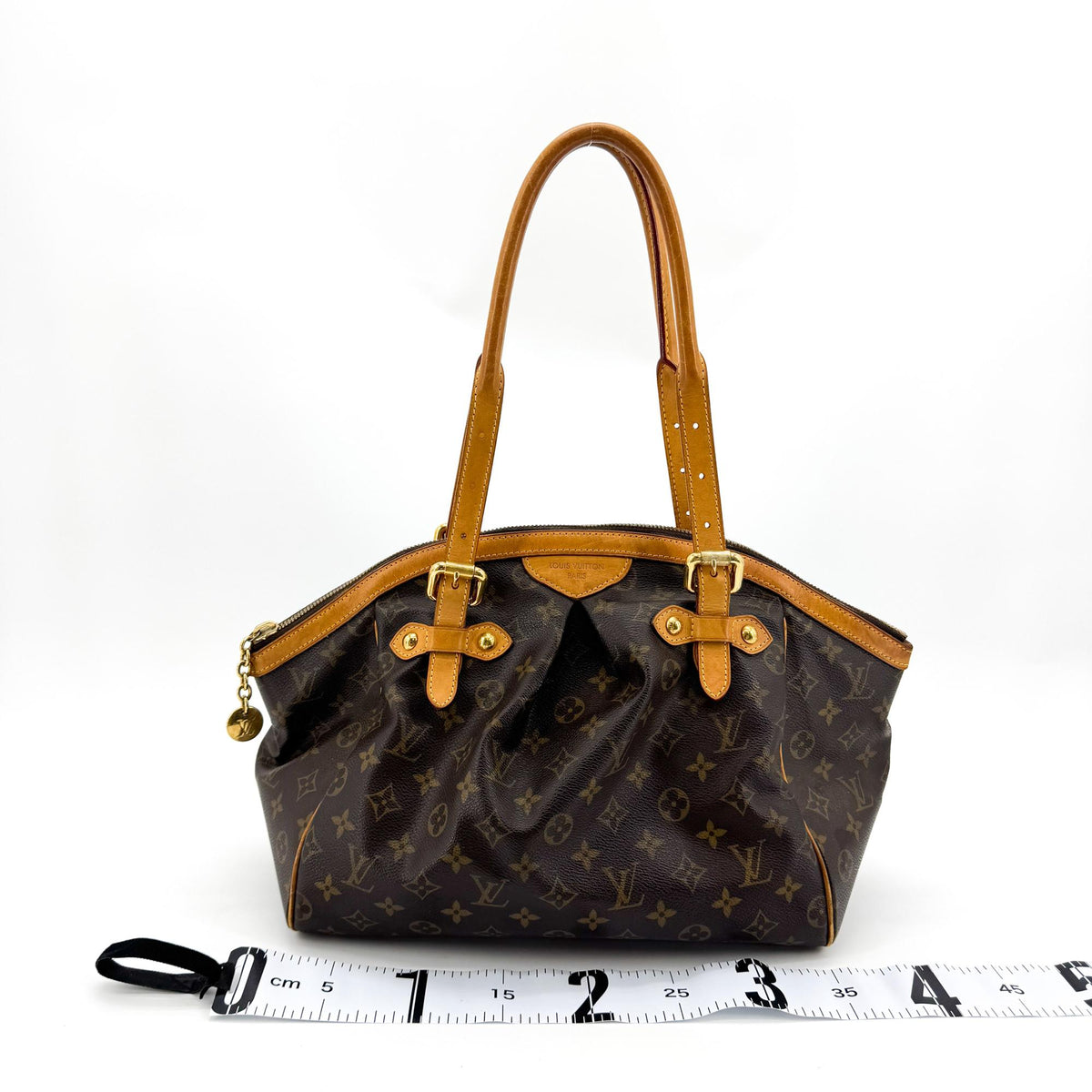 Louis Vuitton Tivoli Monogram Canvas, Brown, Canvas, Handbag