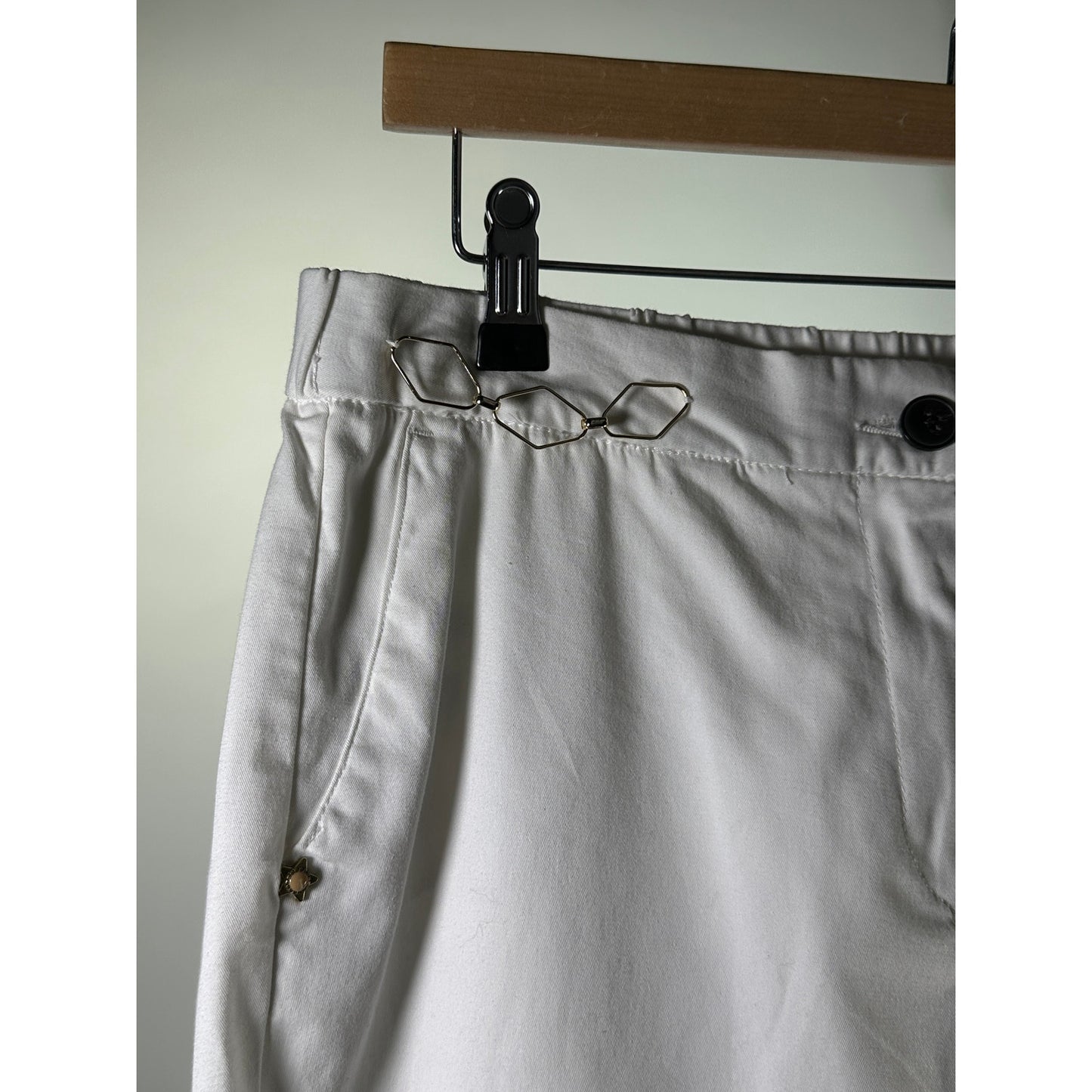 White Sand Kick Flare Pants