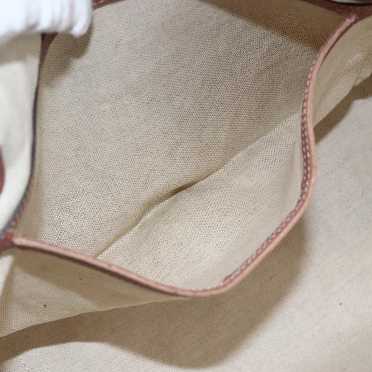 Gucci Joy Plus Tote GG Coated Canvas with Leather, Beige, Canvas, Tote Bag