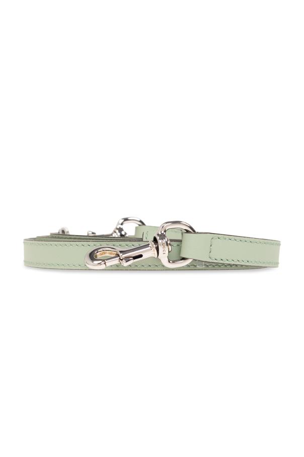 Gucci Ophidia, Green, Canvas, shoulder