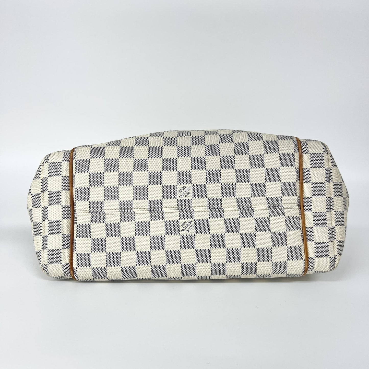Louis Vuitton Totally Handbag Damier azur, White, Canvas, Handbag