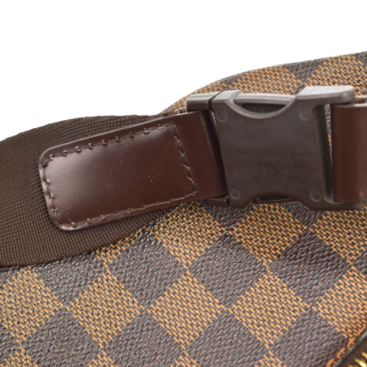 Louis Vuitton Melville Waist Damier Ebene, Brown, Canvas, Shoulder Bag