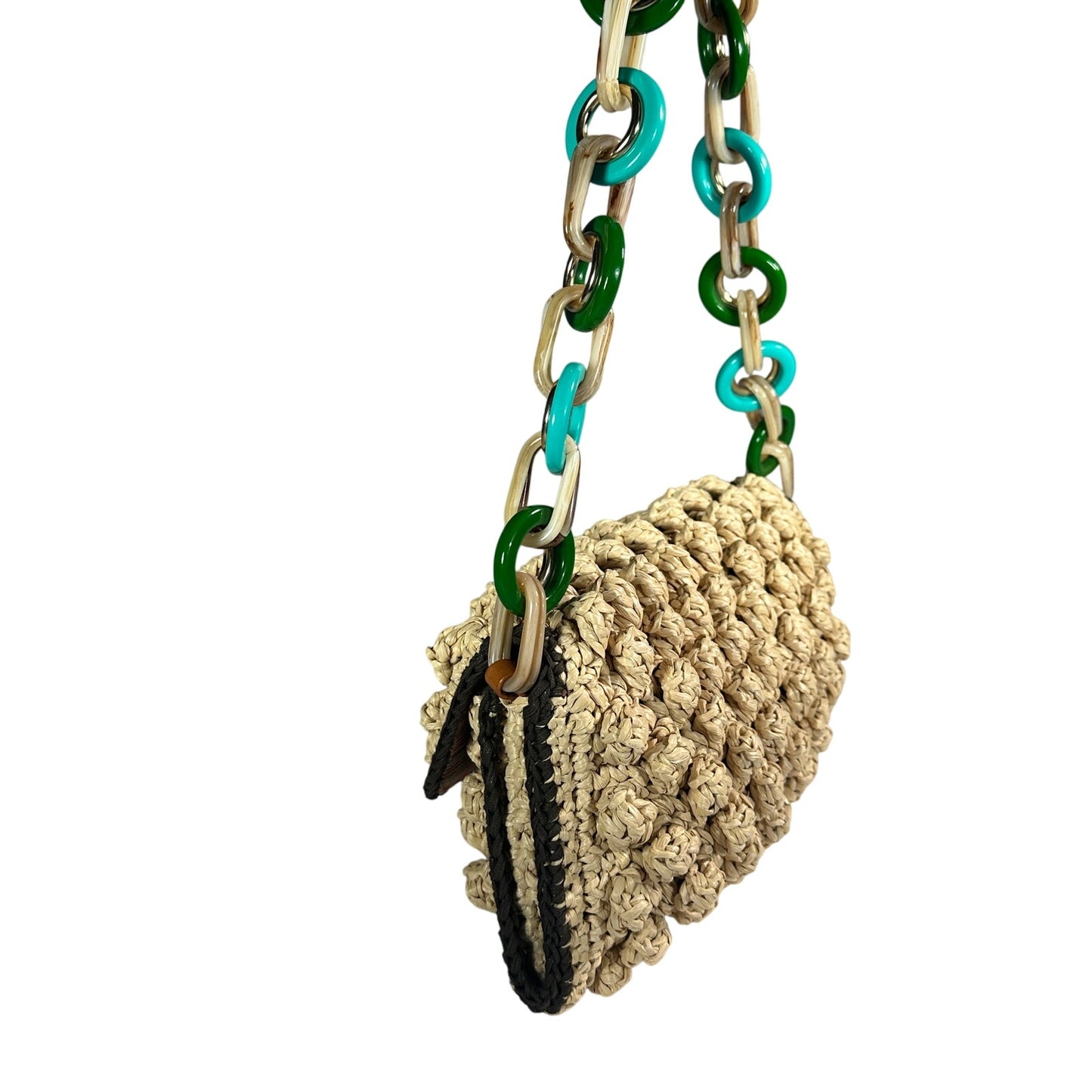 MISSONI Raffia Shoulder Bag