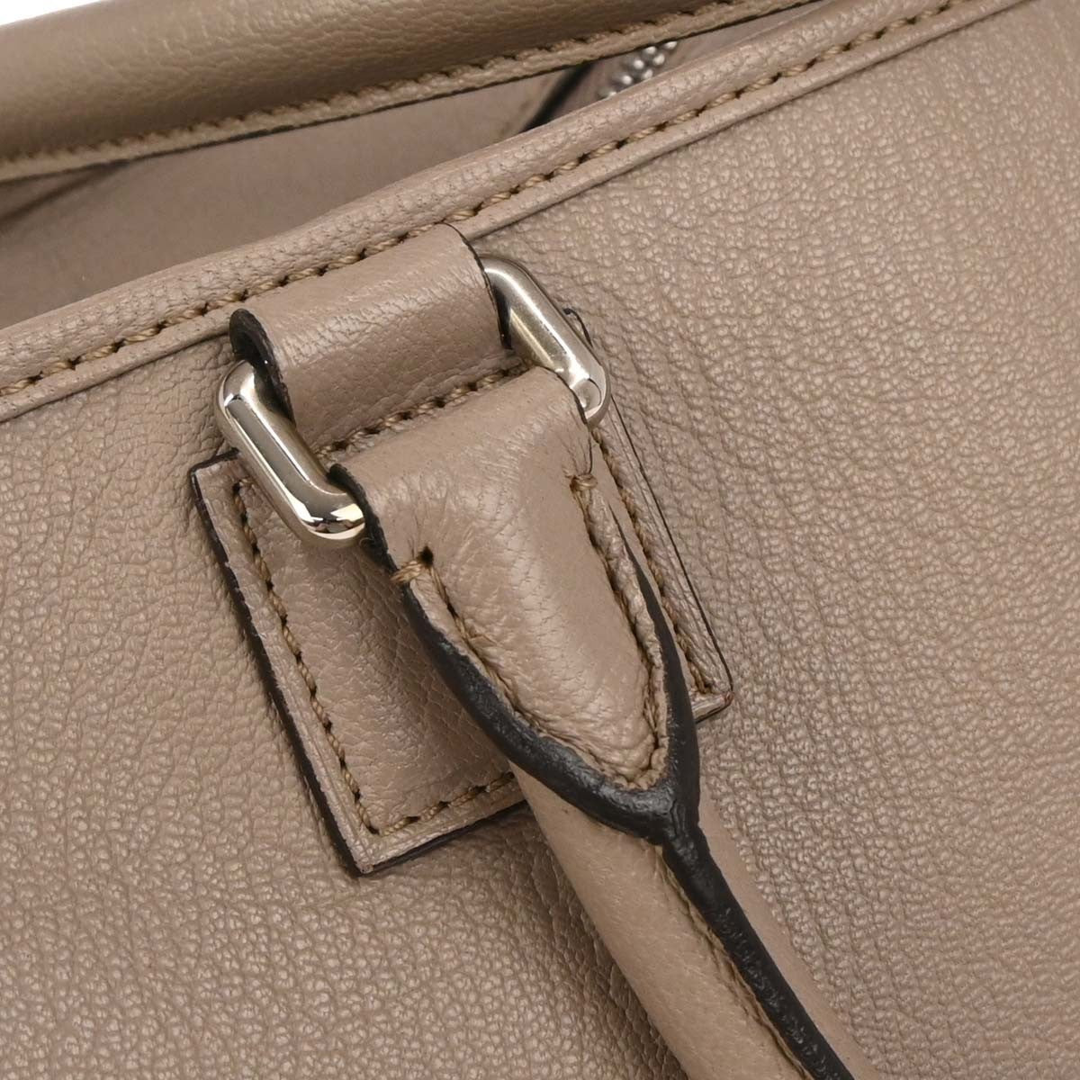 Loewe Amazona Leather, Beige, Leather, Handbag