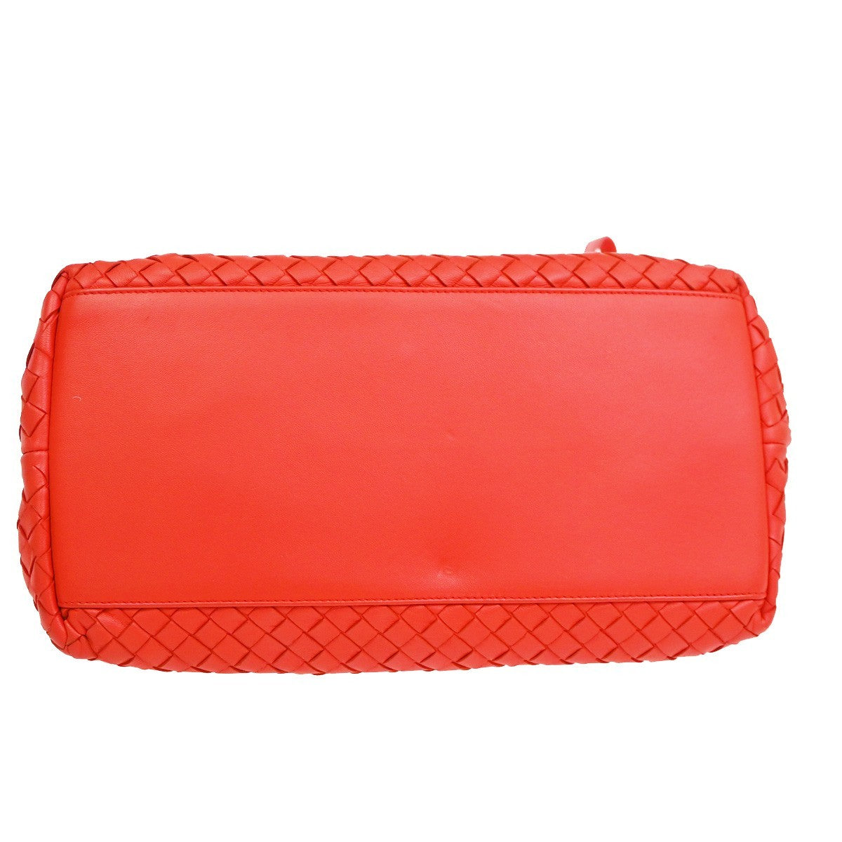 Bottega Veneta 2-Pocket Convertible Tote Intrecciato Nappa, Red, Leather, Tote Bag