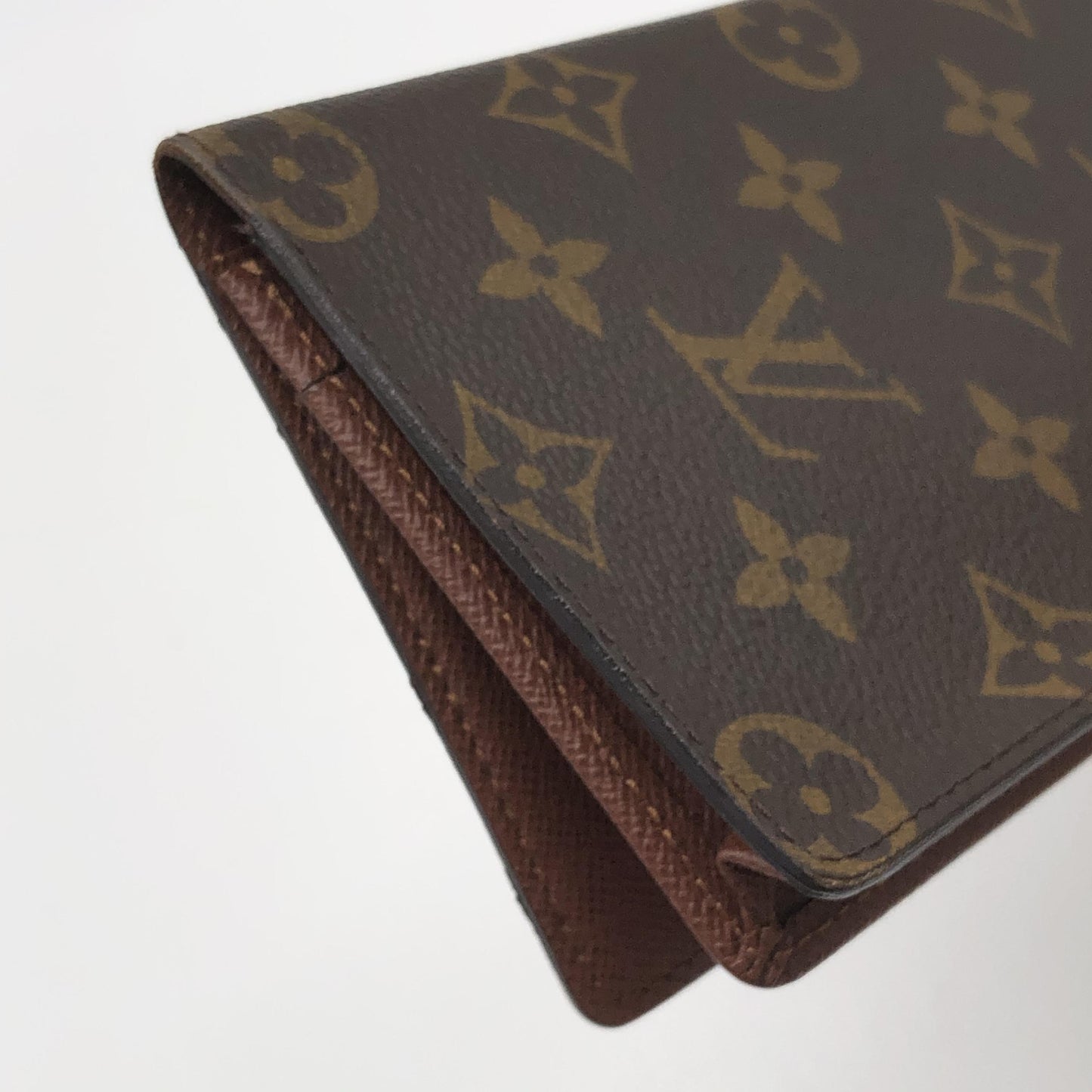 Louis Vuitton Long Wallet Bifold monogram canvas, Brown, Canvas, Wallet