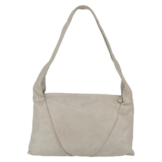 Bottega Veneta Shoulder Leather, Gray, Leather, Shoulder Bag