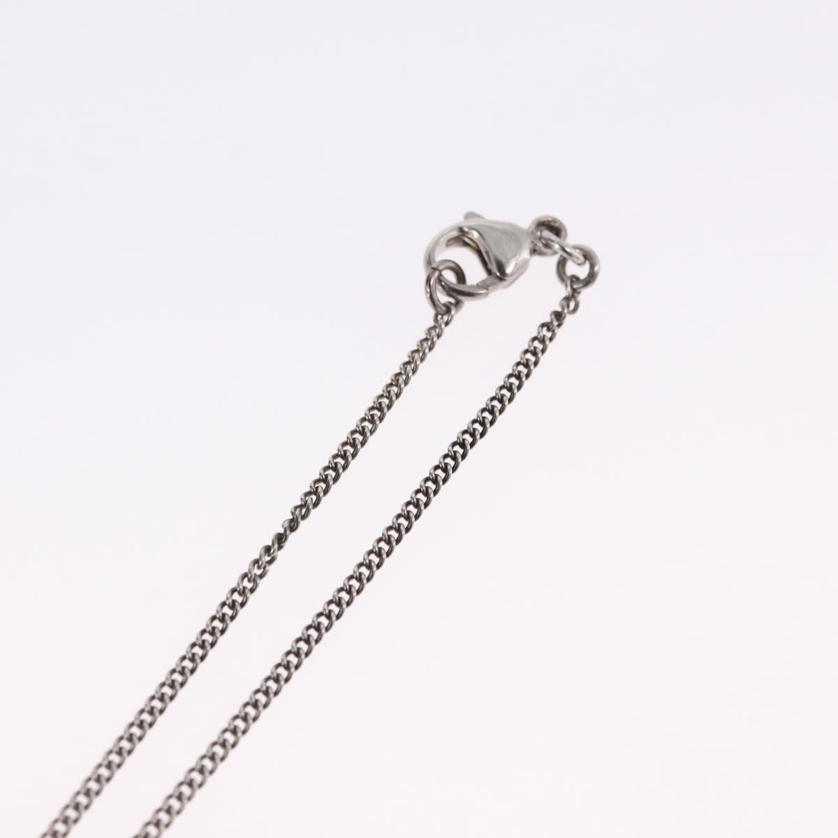 Chanel CC Pearl Drop Pendant Metal with Faux Pearl, Silver, Metal, Necklace