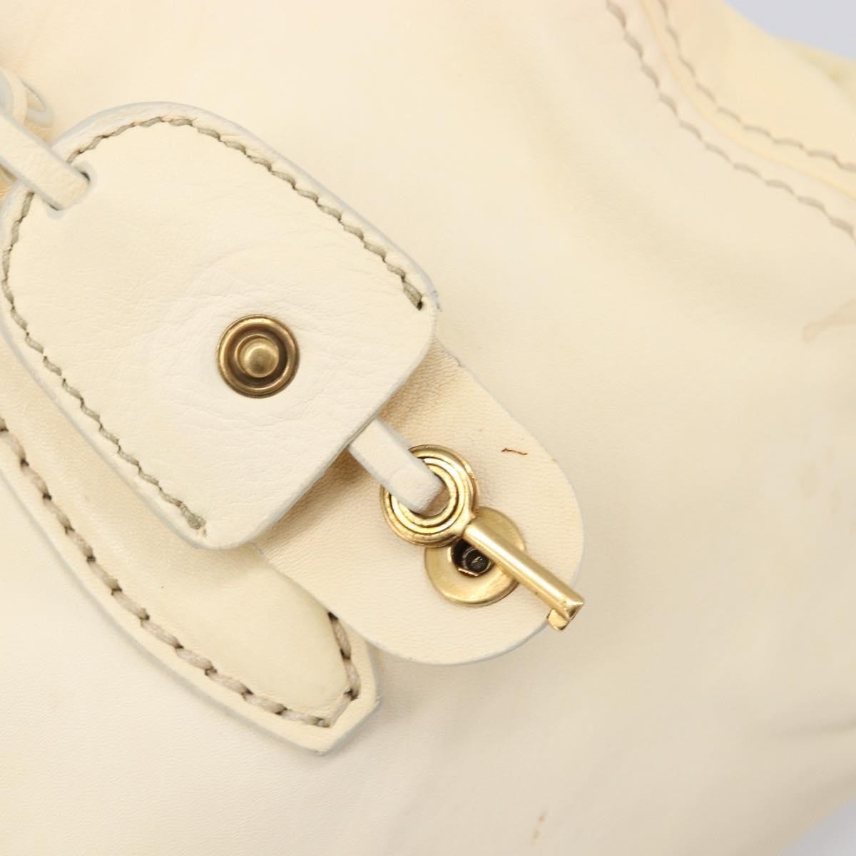 Miu Miu Beau Top Handle Leather, Beige, Leather, Handbag