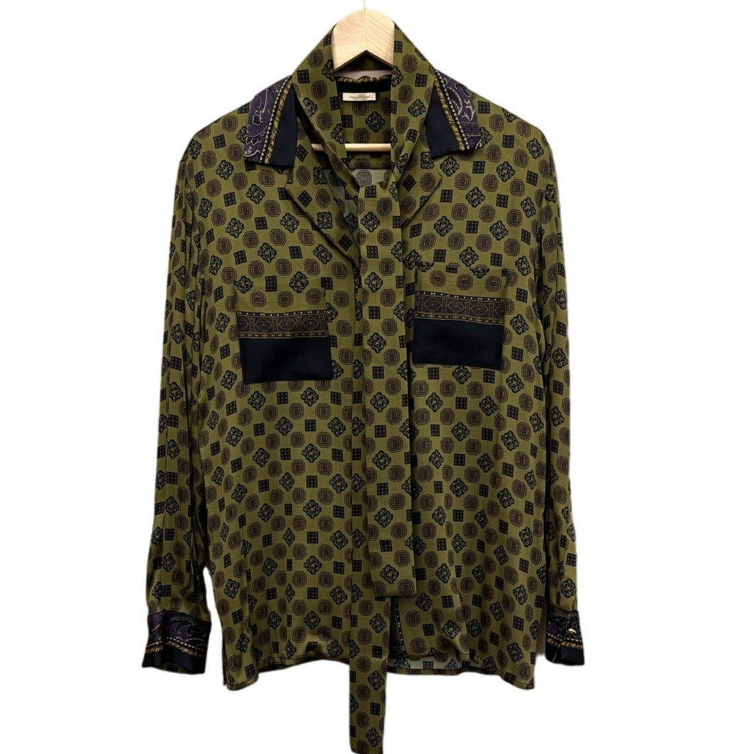 True Royal Button Up Shirt 42 IT Multicolor