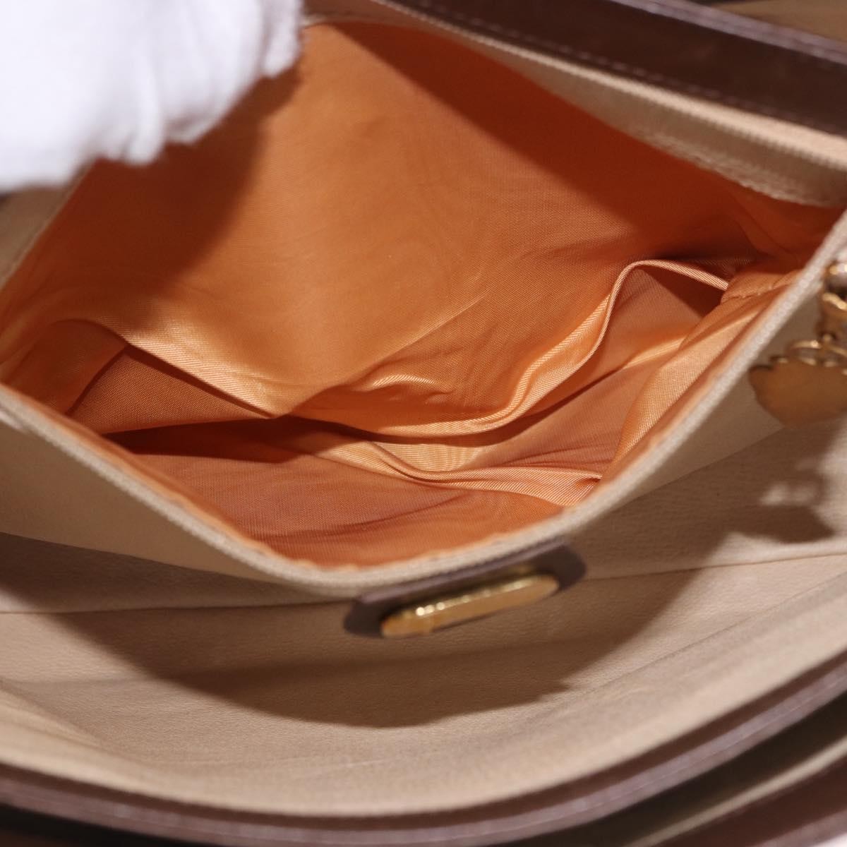 Gucci Vintage Leather, Brown, Leather, Tote Bag