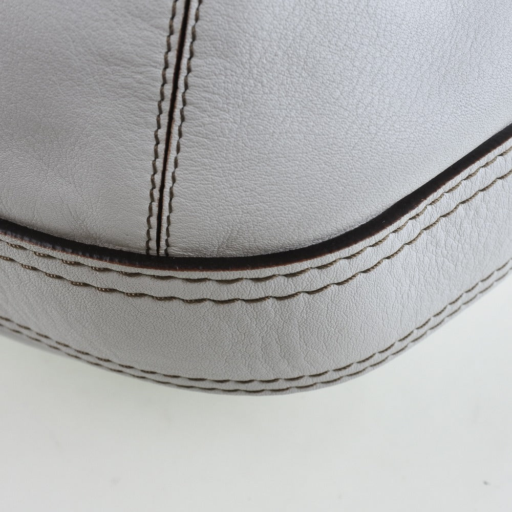 Loewe, White, Leather, shoulder