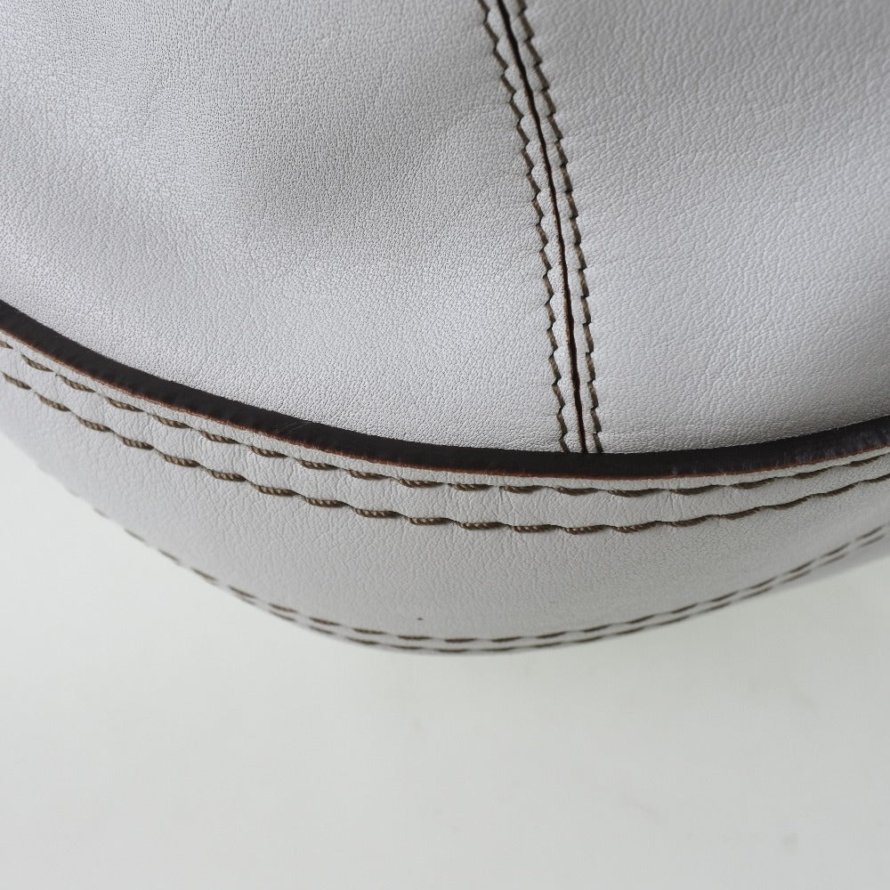Loewe, White, Leather, shoulder