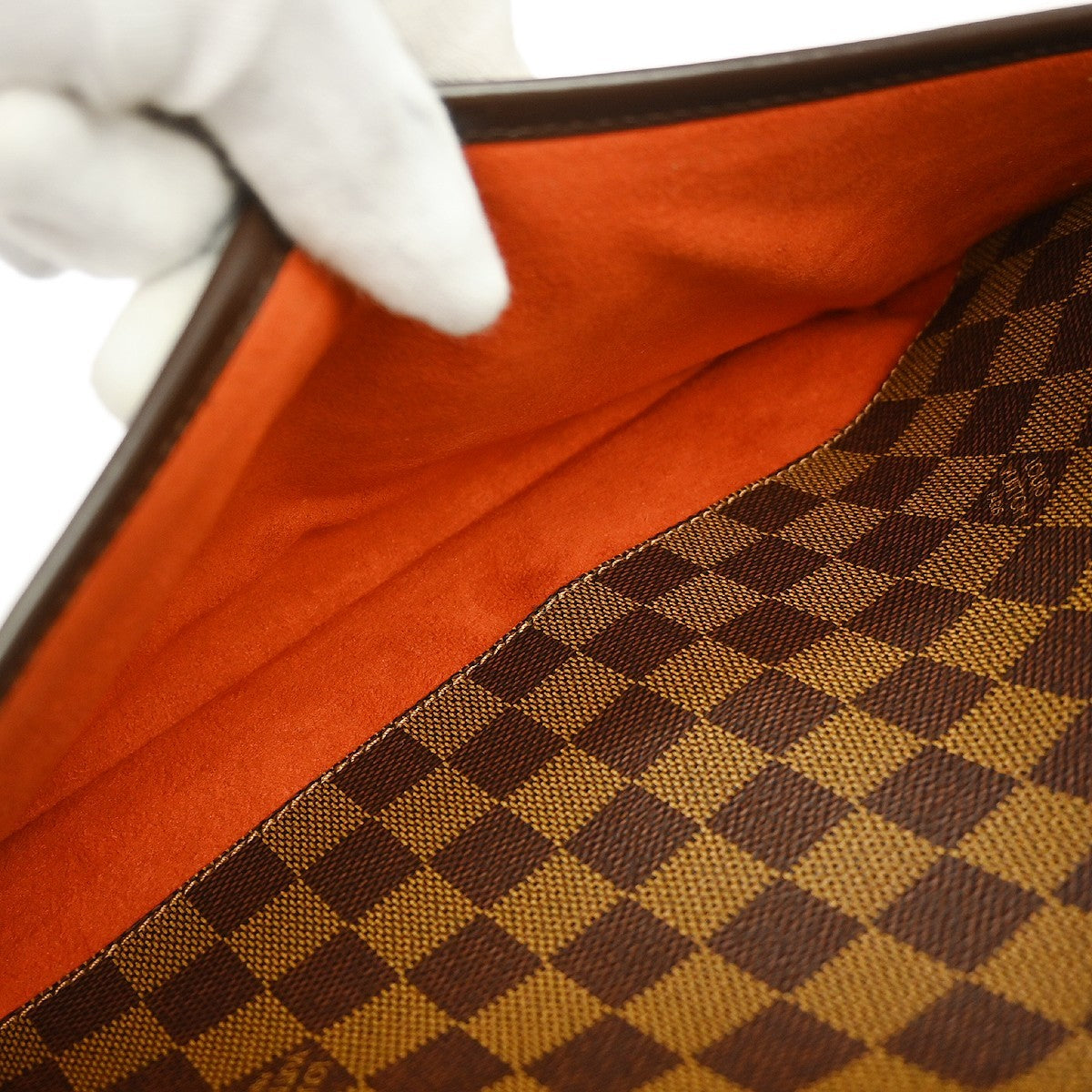 Louis Vuitton Sarria Damier, Brown, Canvas, Handbag