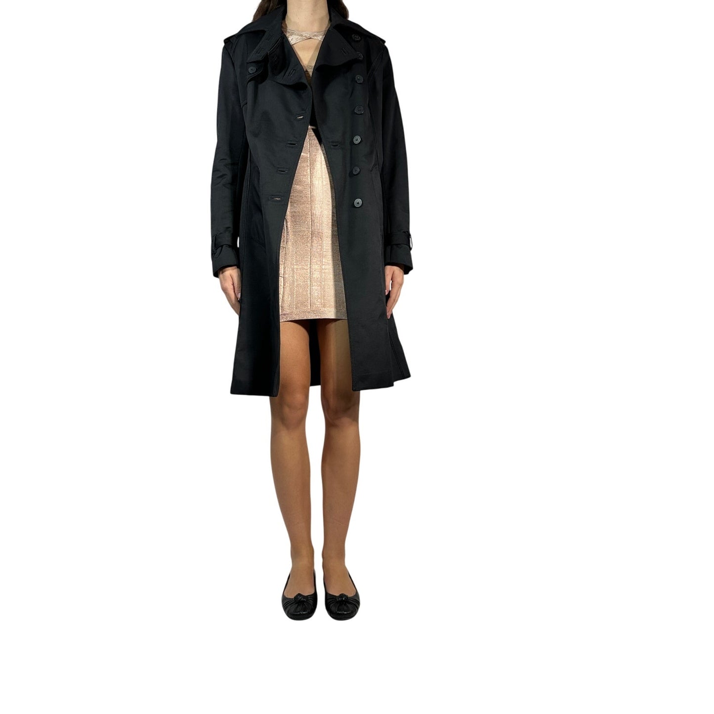 VERSACE Belted Trench Coat