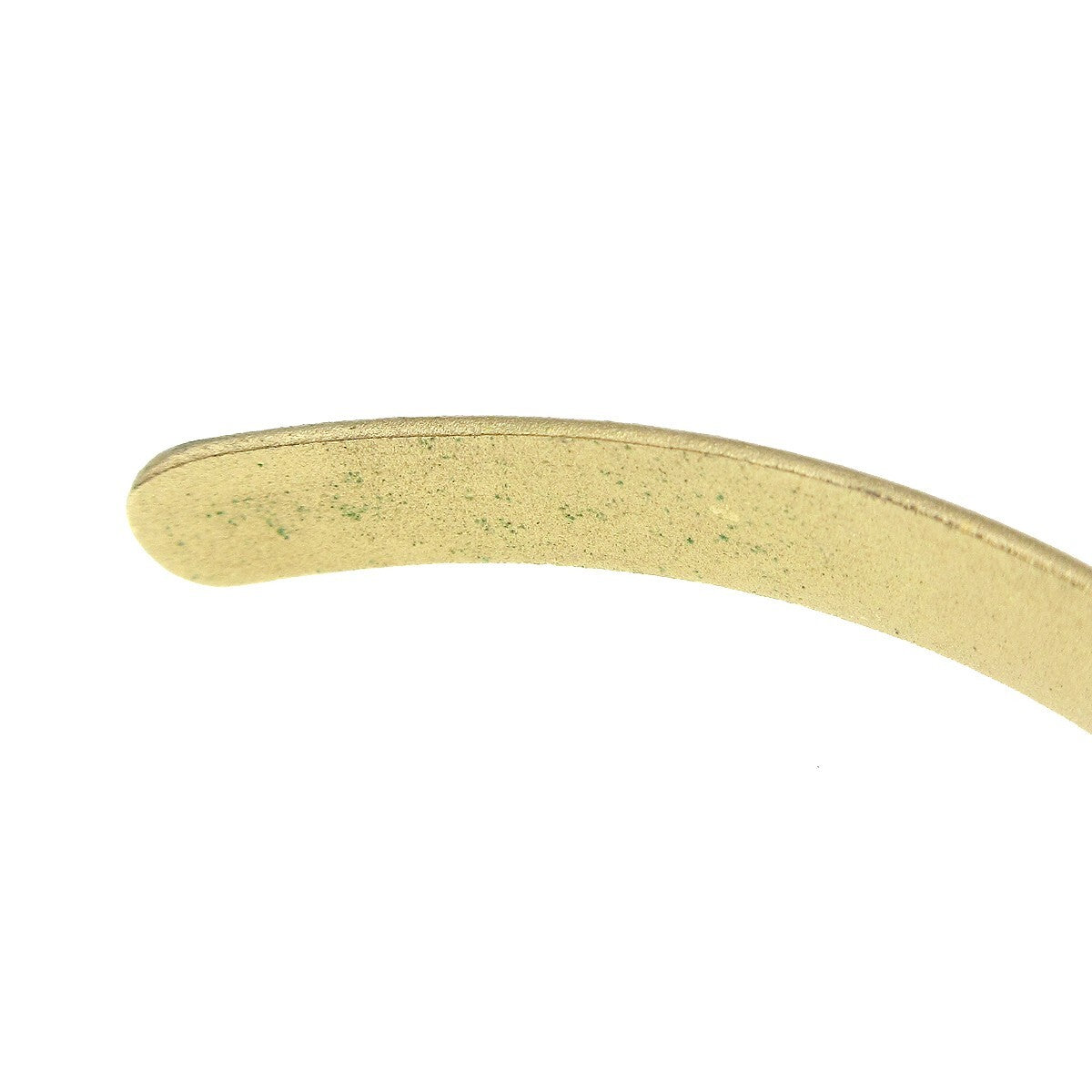 Chanel Logo Bangle with Chain Attached CC Metal with Crystal, Gold, Gold Plated, Bracelet