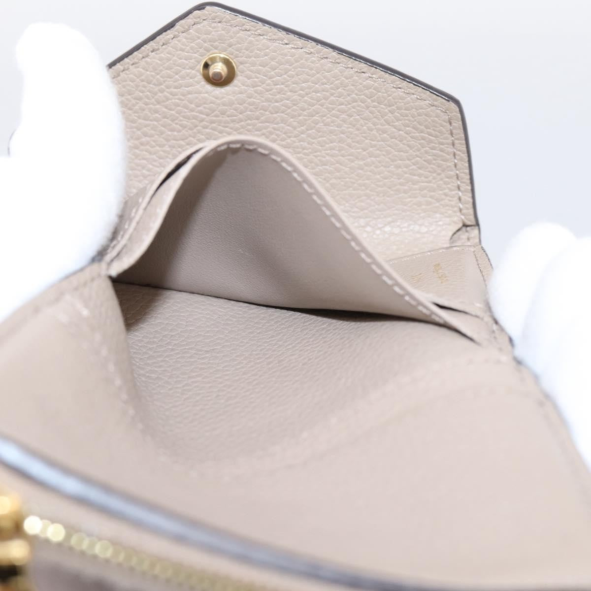 Louis Vuitton Zoe Monogram Empreinte Leather, Beige, Leather, Wallet