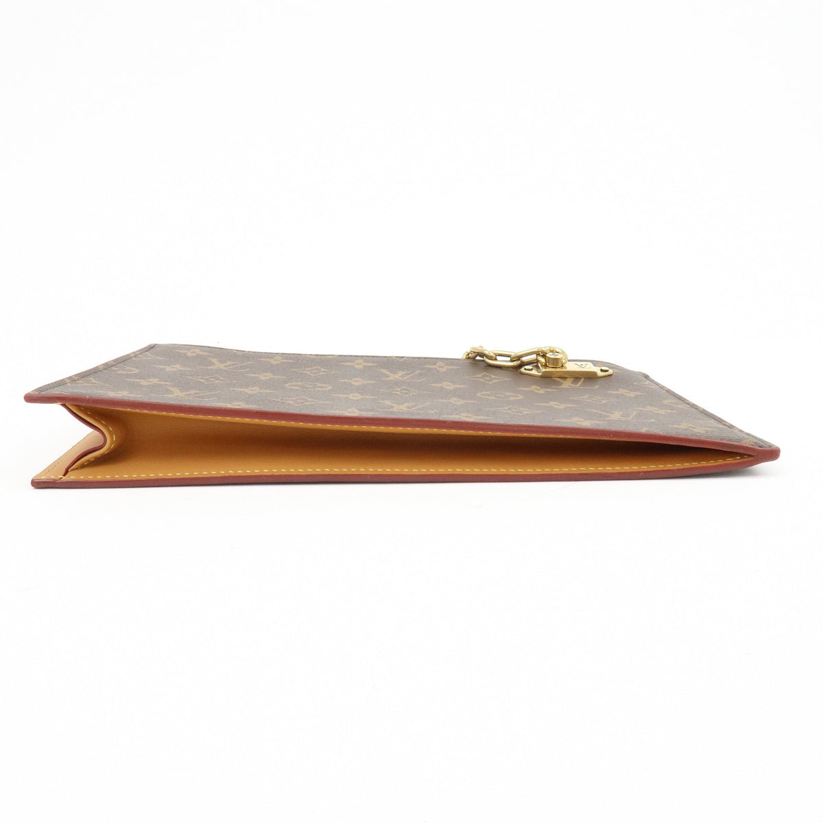 Louis Vuitton Legacy Chain Clutch Monogram Canvas, Brown, Canvas, Clutch