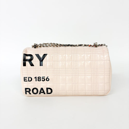 Burberry Lola Bum Quilted Lambskin, Pink, Calfskin, Handbag