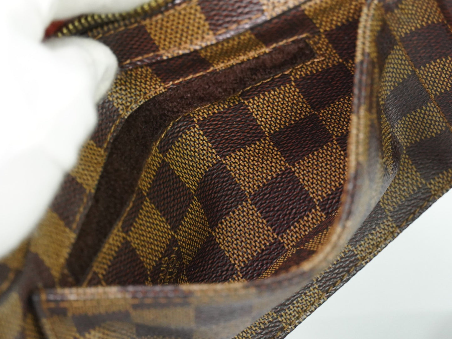Louis Vuitton Geronimos Damier, Brown, Canvas, Clutch