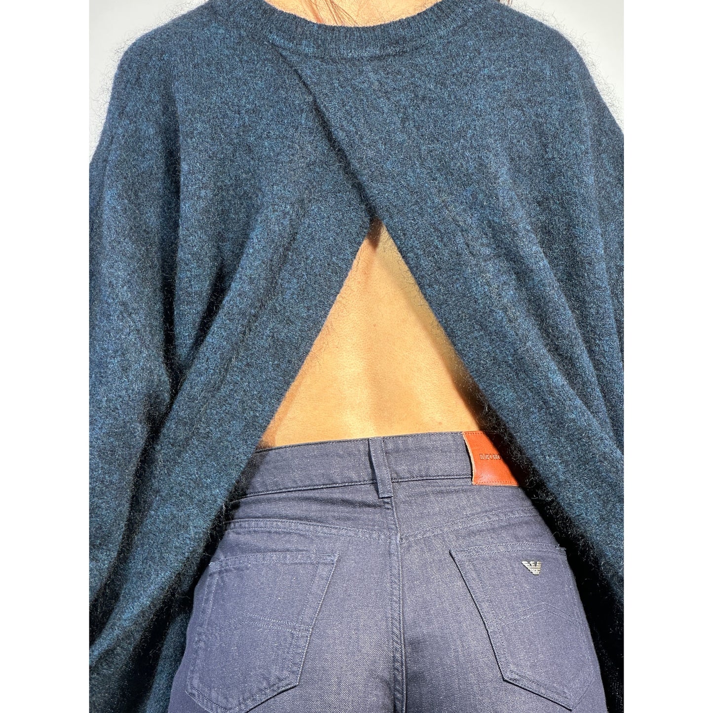 NEW ELLERY Tambourine Open Back Sweater