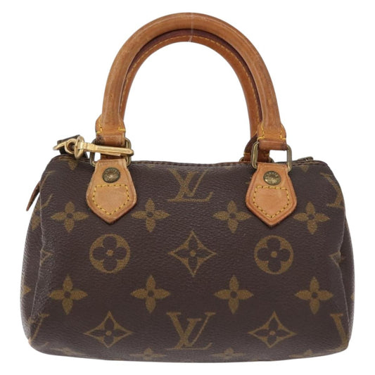 Louis Vuitton Speedy Mini HL Handbag Monogram Canvas, BROWN, CANVAS, Handbag