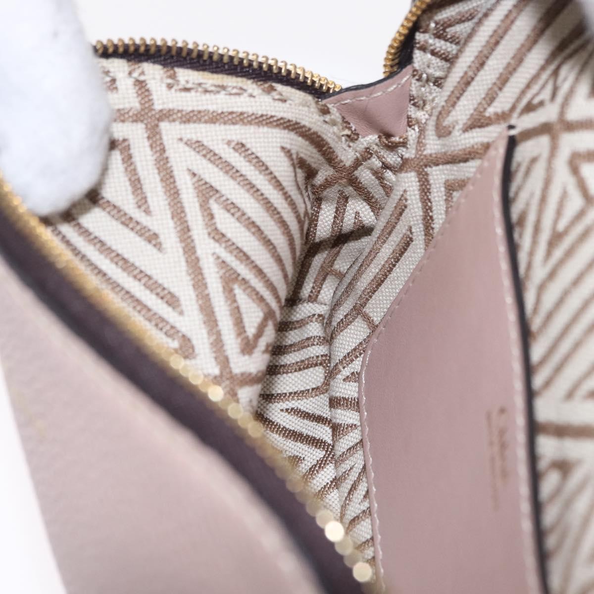 Chloe Daria Chain Leather, Pink, Leather, Handbag