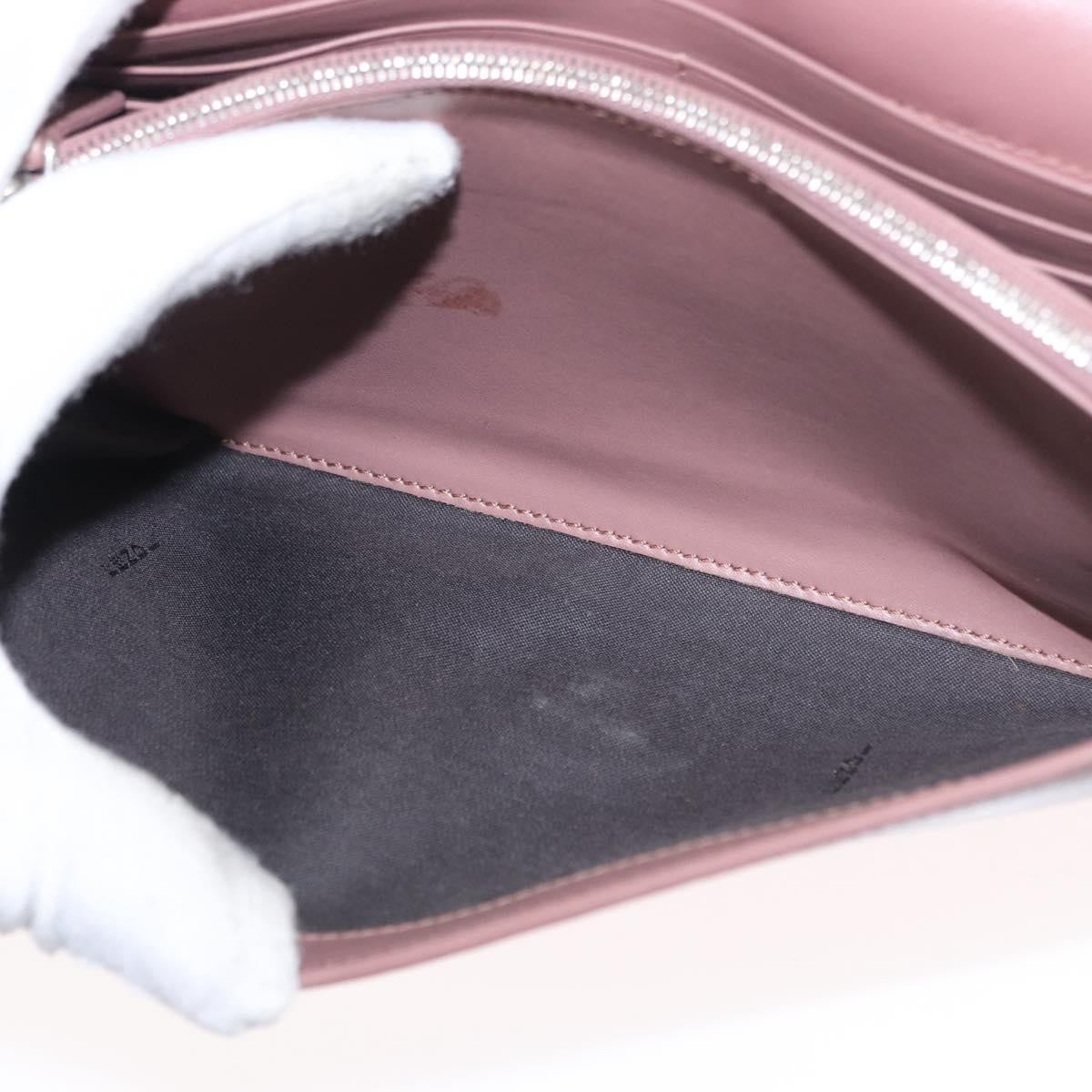 Fendi F is Fendi Wallet on Chain Leather, Pink, Leather, Shoulder Bag
