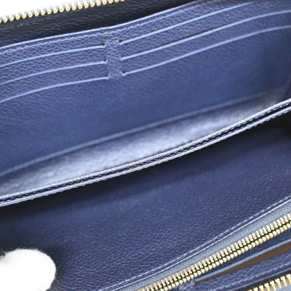Louis Vuitton Portefeuille zippy Monogramme Empreinte Monogramme Empreinte, Navy, Leather, Wallet