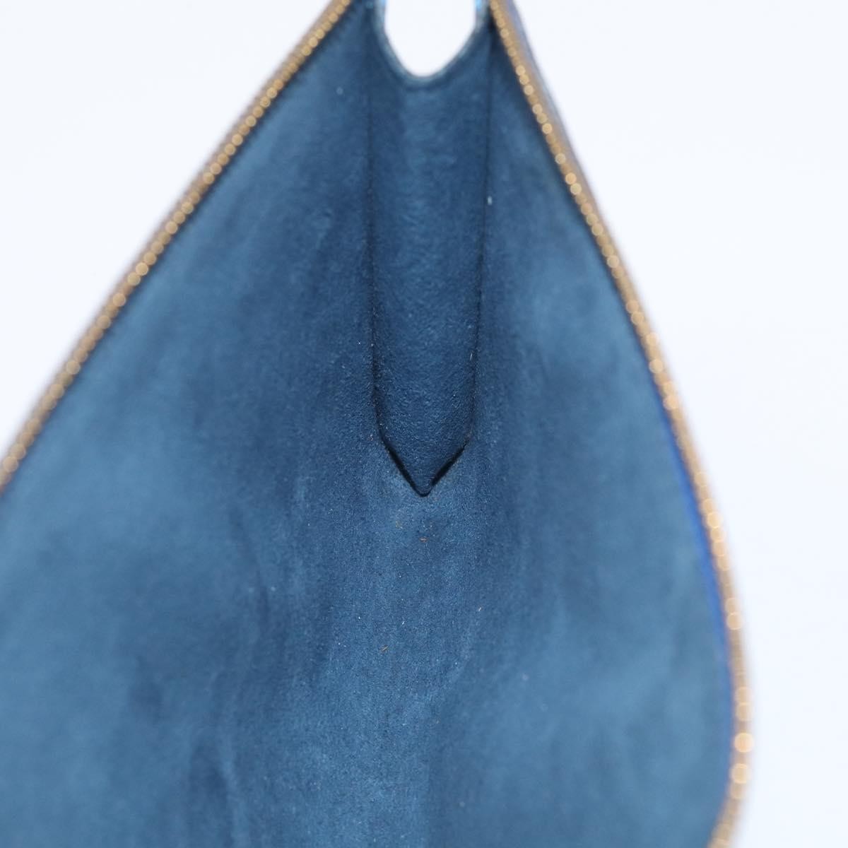 Louis Vuitton Pochette Accessoires Epi Leather, Blue, Leather, Clutch