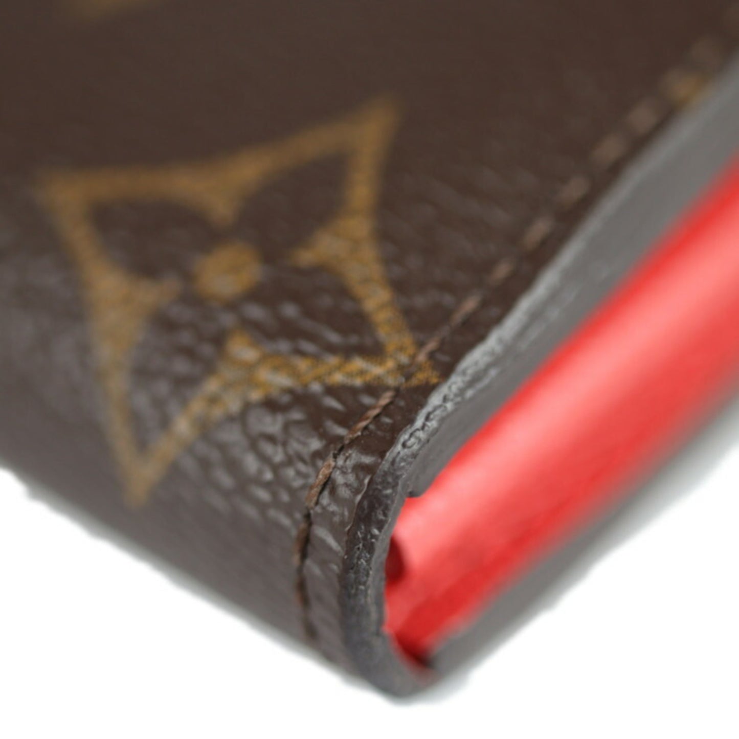 Louis Vuitton Sarah, Brown, Canvas, wallet