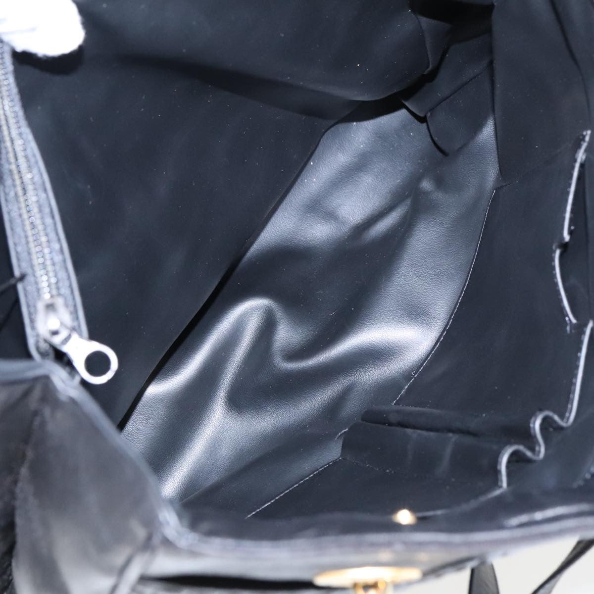 Bally Vintage Quilted Leather, Black, Leather, Shoulder Bag