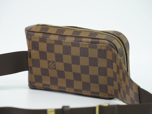 Louis Vuitton Geronimos Damier, Brown, Canvas, Clutch