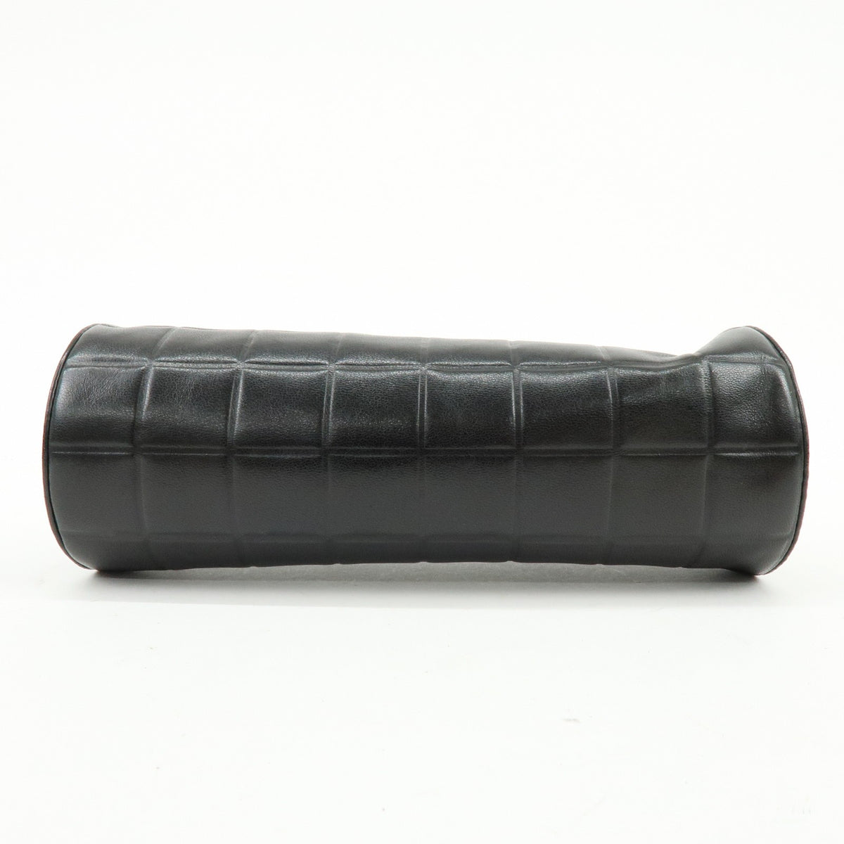 Chanel Chocolate Bar Cosmetic Quilted Lambskin, Black, Leather, Toiletry Case